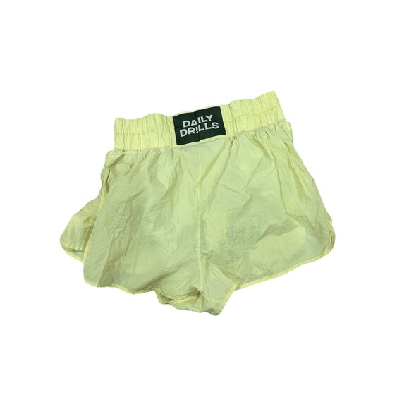 Daily Drills Yellow Nylon Bubble Set Shirt And Bra Small Medium - Picture 2 of 10